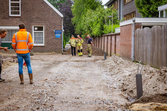 Gasleiding geraakt bij graafwerkzaamheden Woonzorgcentrum Monsigneur Blom - Sint Jozef