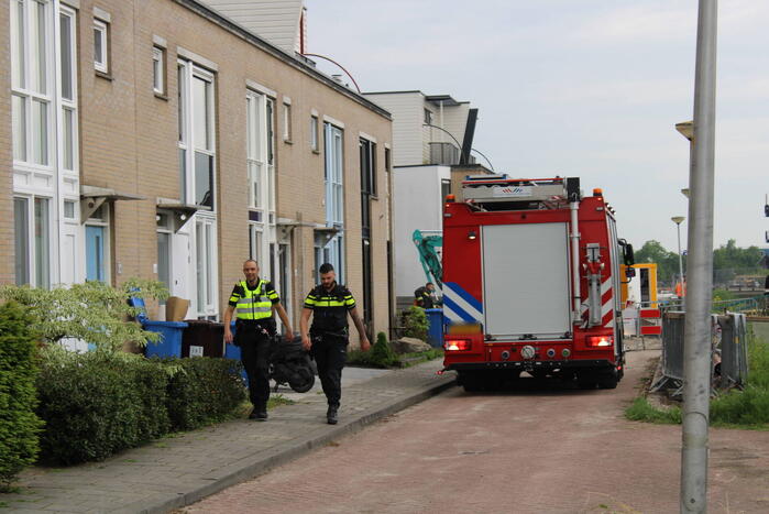 Gasleiding geraakt bij werkzaamheden