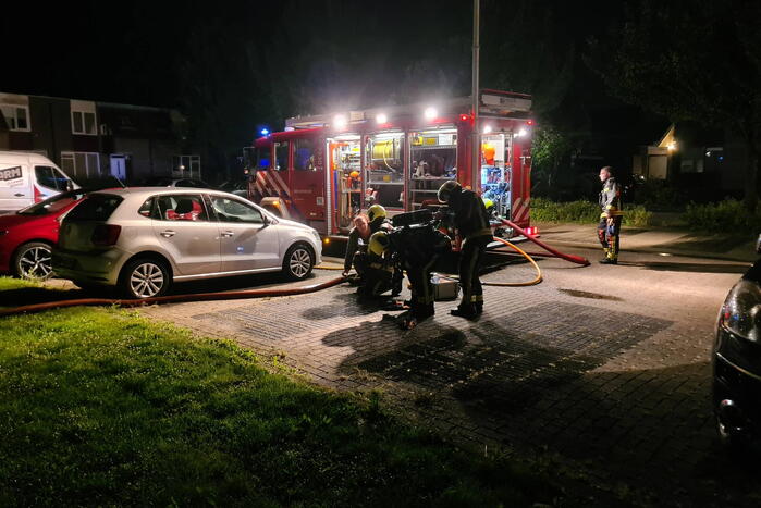 Meerdere woningen ontruimd vanwege brand