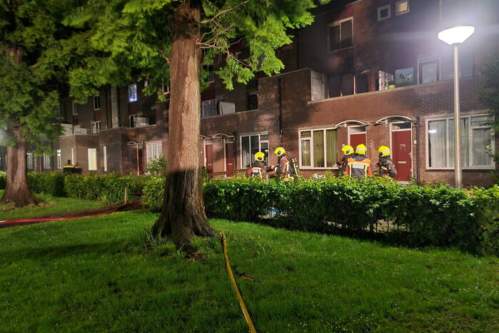 Meerdere woningen ontruimd vanwege brand