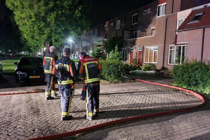 Meerdere woningen ontruimd vanwege brand