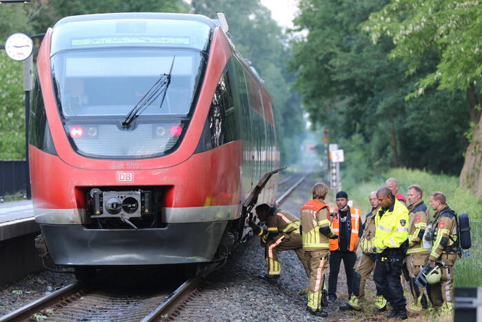 Treinverkeer stilgelegd vanwege lekkende trein