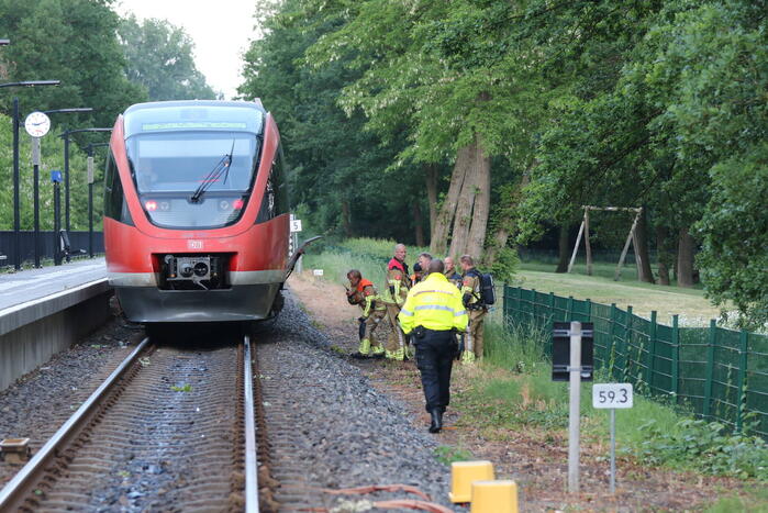 Treinverkeer stilgelegd vanwege lekkende trein