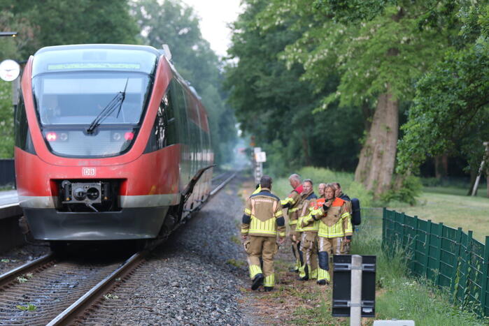 Treinverkeer stilgelegd vanwege lekkende trein