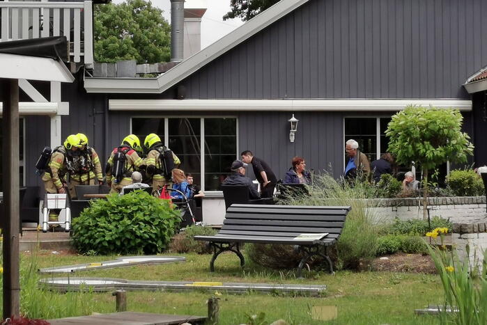 Restaurant Klein Zwitserland ontruimd vanwege brand