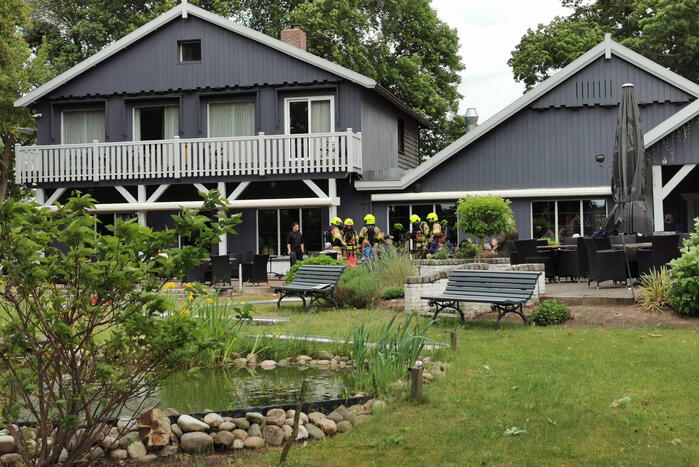 Restaurant Klein Zwitserland ontruimd vanwege brand