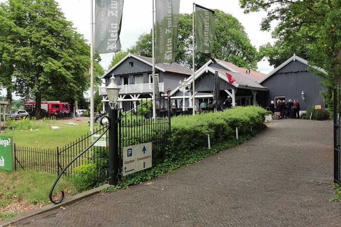 Restaurant Klein Zwitserland ontruimd vanwege brand