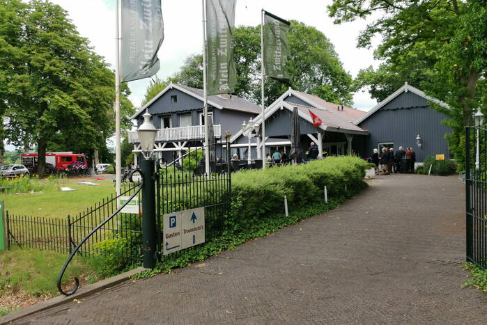 Restaurant Klein Zwitserland ontruimd vanwege brand