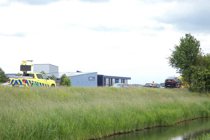 Auto's beschadigd bij kop-staartbotsing