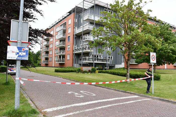 Stadspark afgesloten met afzetlinten na ongeval