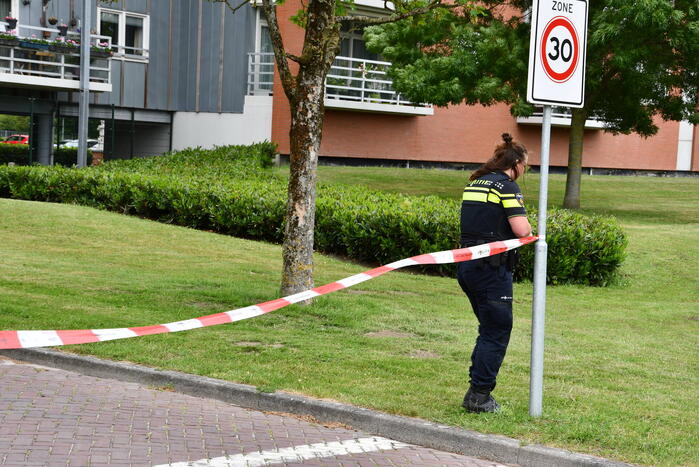 Stadspark afgesloten met afzetlinten na ongeval