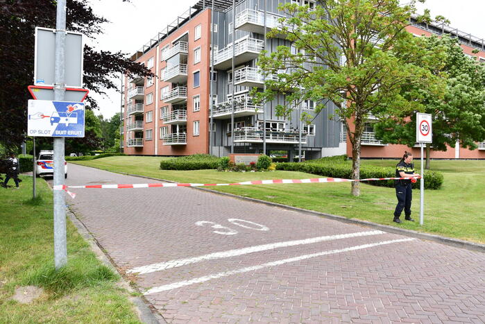 Stadspark afgesloten met afzetlinten na ongeval