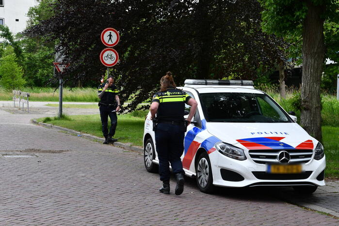 Stadspark afgesloten met afzetlinten na ongeval