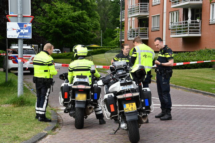 Stadspark afgesloten met afzetlinten na ongeval