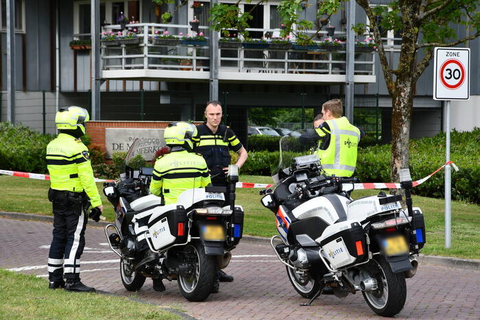 Stadspark afgesloten met afzetlinten na ongeval