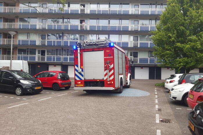 Onderzoek naar gaslucht in flatgebouw