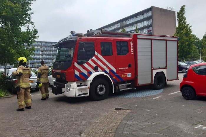 Onderzoek naar gaslucht in flatgebouw