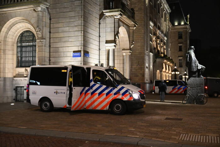 Veel politie op de been na verloren wedstrijd van Feyenoord