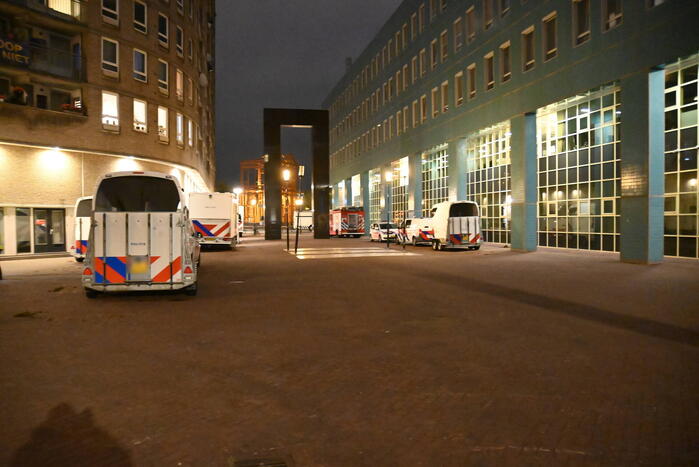 Veel politie op de been na verloren wedstrijd van Feyenoord