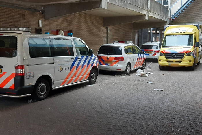 Veel hulpdiensten ingezet voor verward persoon in woning