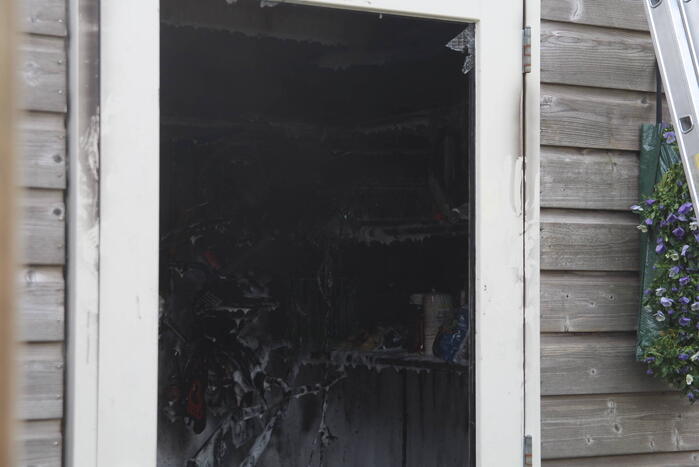 Brand in schuur van woning door accu e-bike