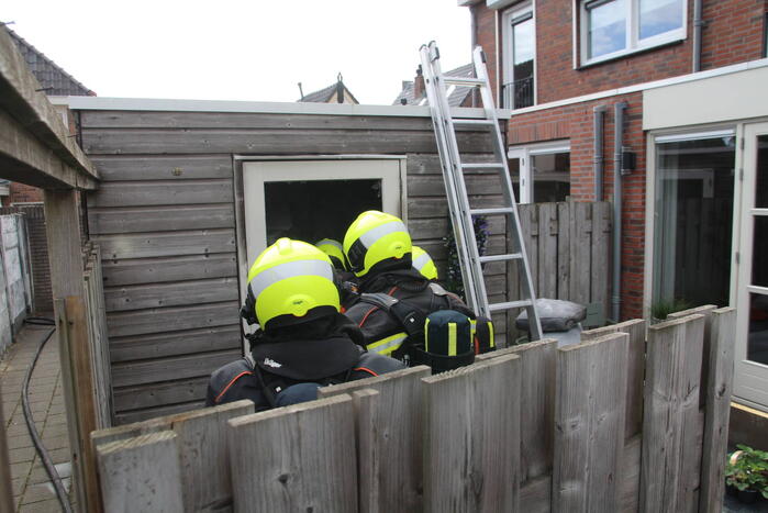 Brand in schuur van woning door accu e-bike