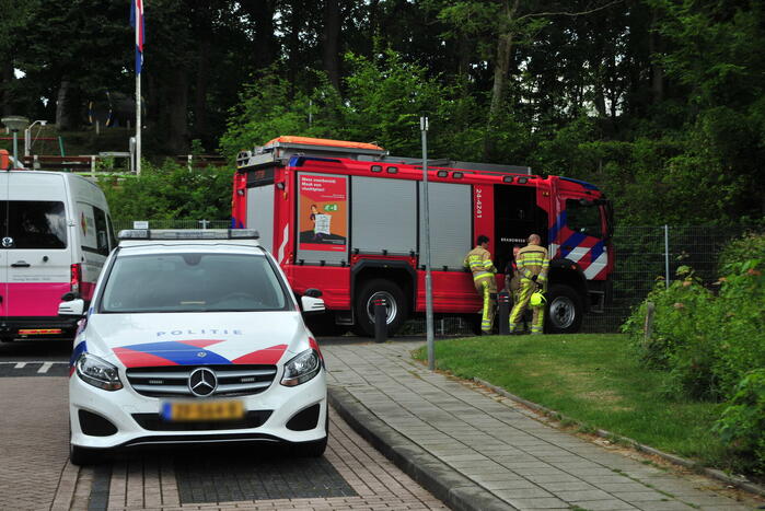Gaslekkage in kelder van portiekflat