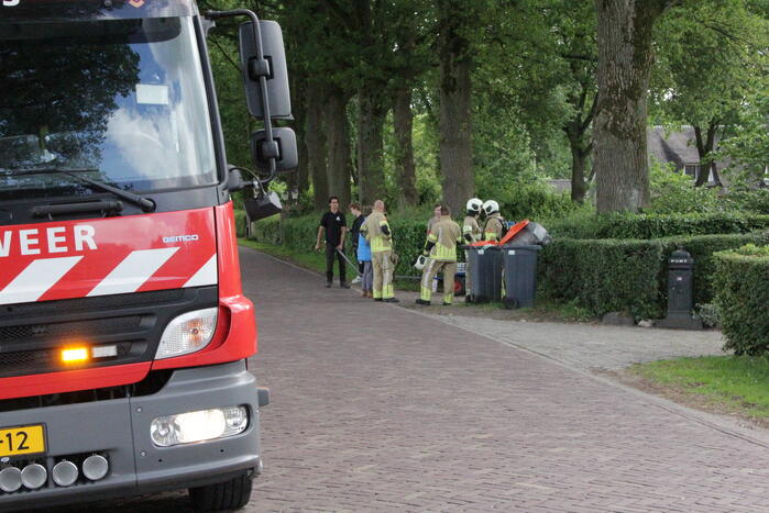 Gaslekkage in tuin van woning