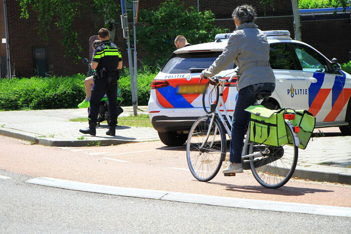 Scooterrijder gewond na val