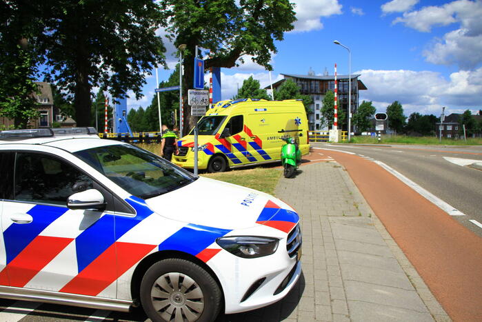 Scooterrijder gewond na val
