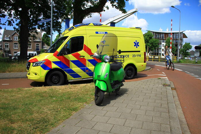 Scooterrijder gewond na val