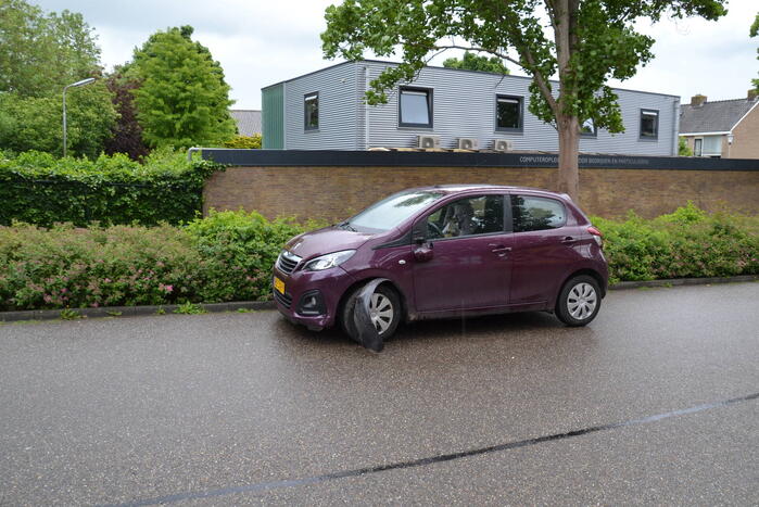 Fietser gewond bij botsing met auto