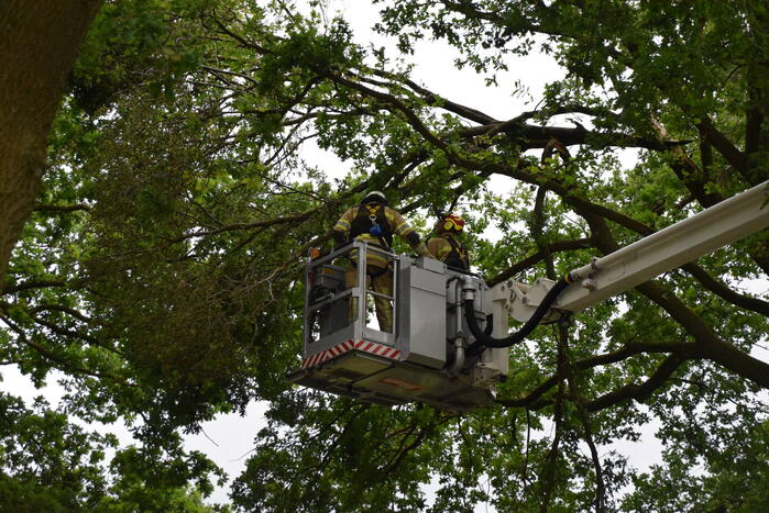 Hoogwerker brandweer weigerde dienst bij stormschade