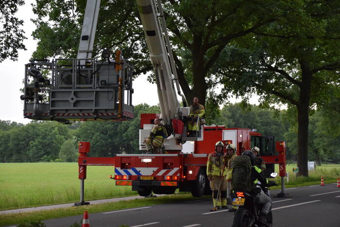 Hoogwerker brandweer weigerde dienst bij stormschade