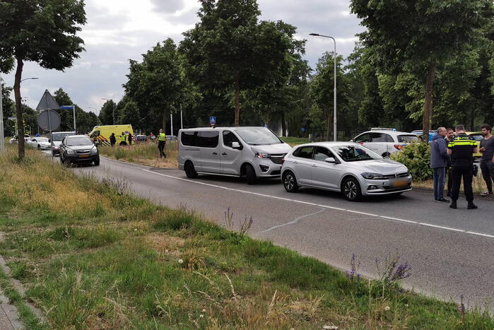 Fietser gewond bij aanrijding met auto