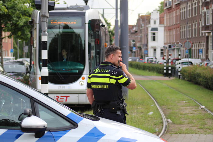 Veel politie bij aanhouding