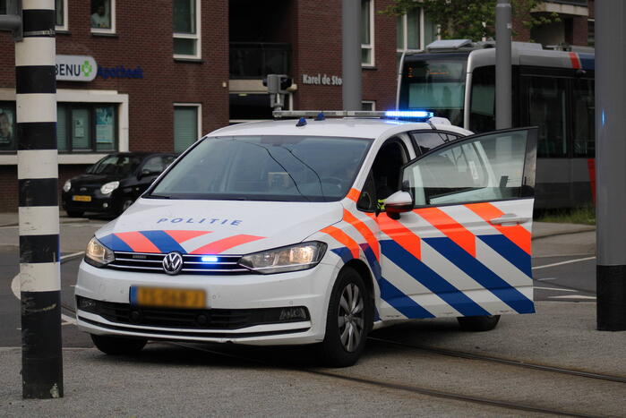 Veel politie bij aanhouding