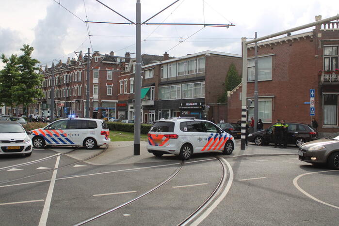 Veel politie bij aanhouding