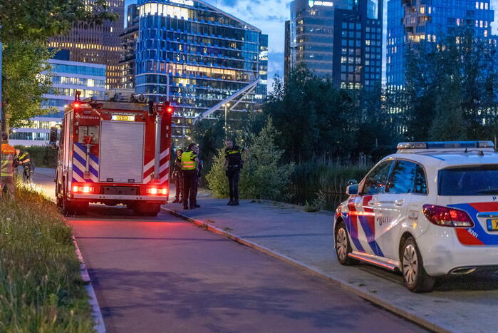 Hulpdiensten groots ingezetn voor melding persoon ter water
