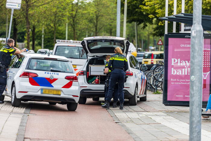 Drie personen aangehouden door agenten in kogelwerende vesten
