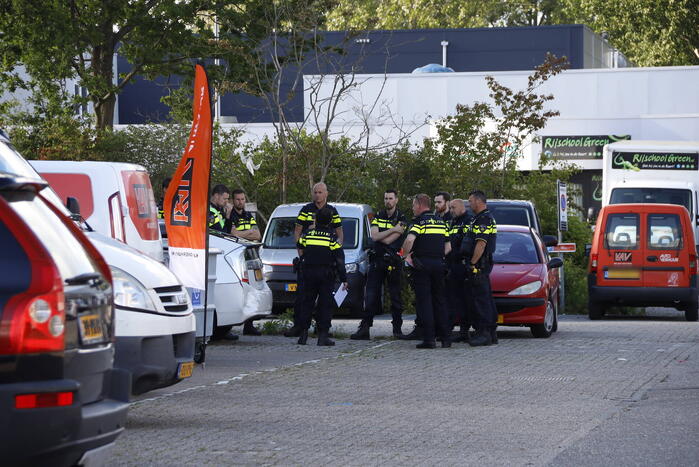 Politieonderzoek op bedrijventerrein