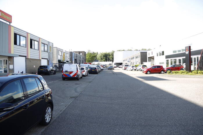 Politieonderzoek op bedrijventerrein