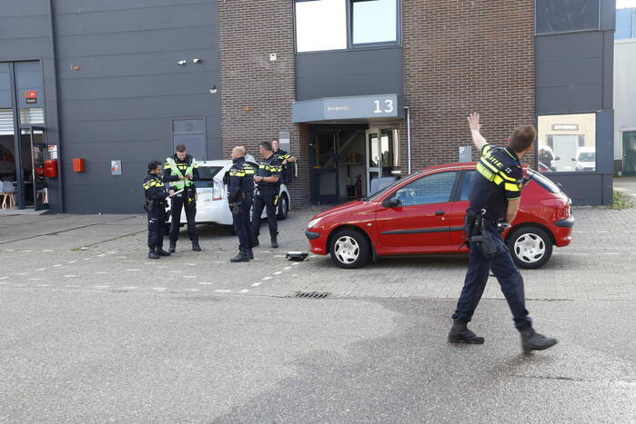 Politieonderzoek op bedrijventerrein