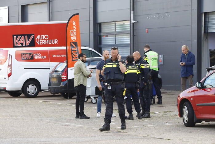 Politieonderzoek op bedrijventerrein