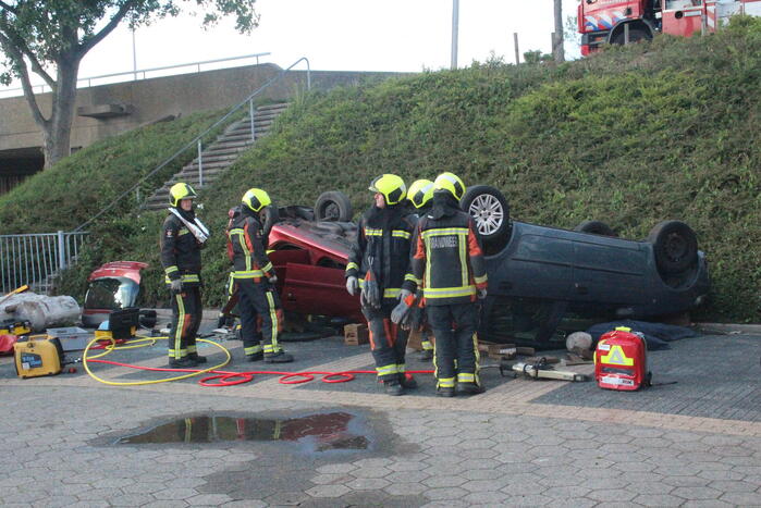 Brandweer oefent grote hulpverlening-scenario