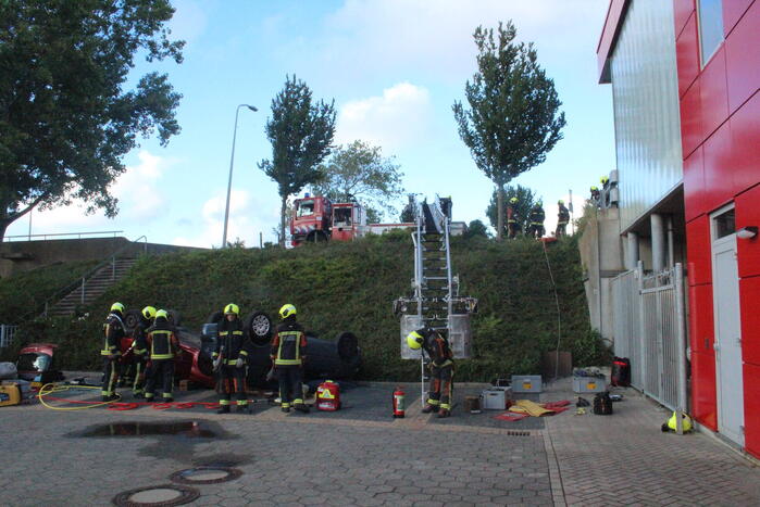 Brandweer oefent grote hulpverlening-scenario