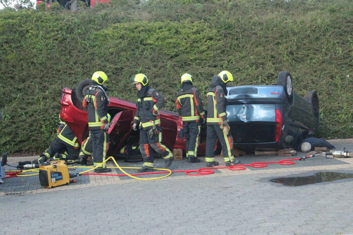 Brandweer oefent grote hulpverlening-scenario