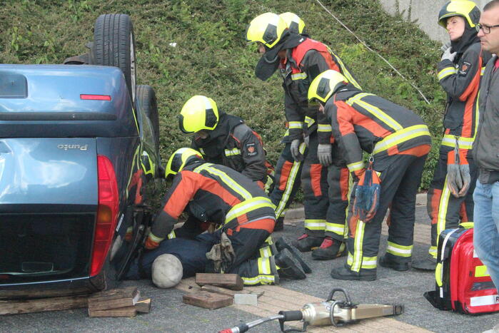 Brandweer oefent grote hulpverlening-scenario