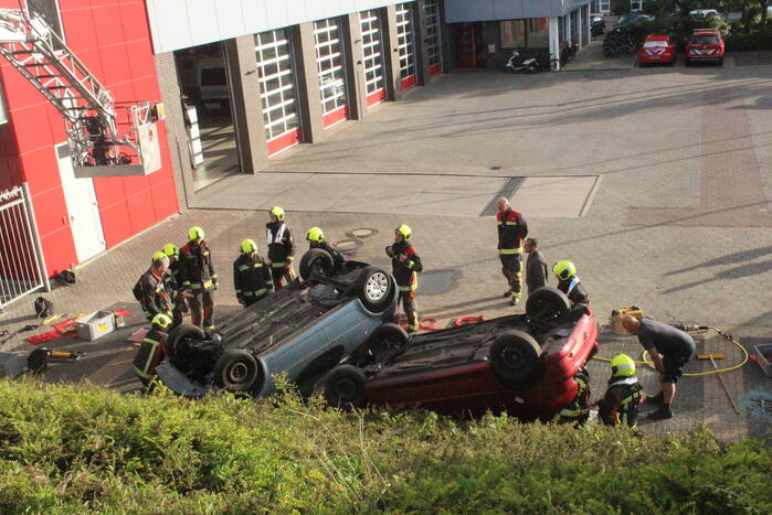 Brandweer oefent grote hulpverlening-scenario