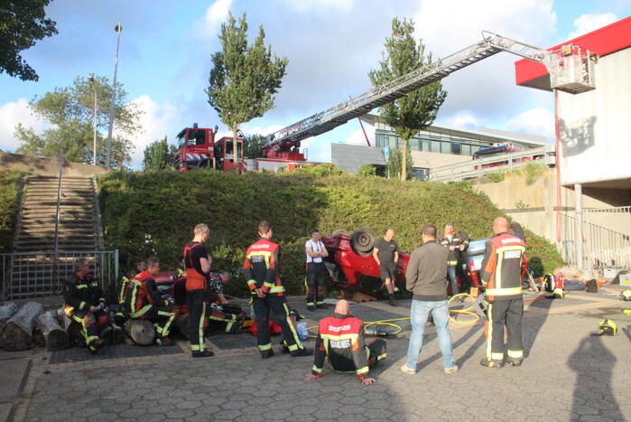 Brandweer oefent grote hulpverlening-scenario